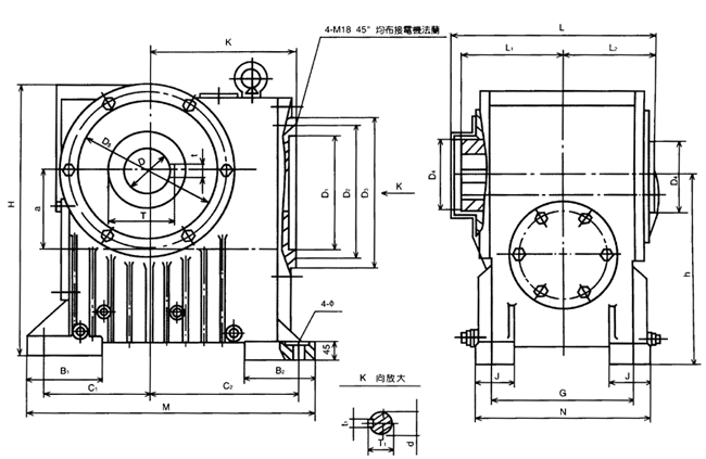 RD系列平面二次包絡(luò)減速機